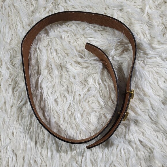 Hermès Reversible Black/Brown Constance H Belt #85 Brushed Gold Buckle - Picture 4 of 12